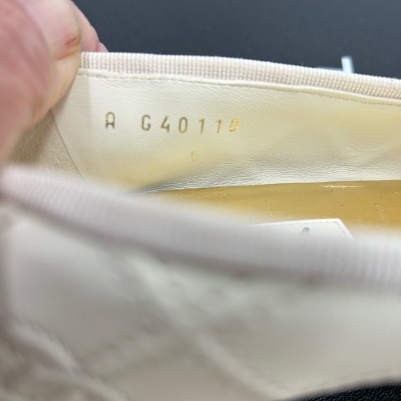 Women’s Chanel lambskin cap toe ballet flats size 37.5 made in Italy.PRISTINE - Picture 7 of 10